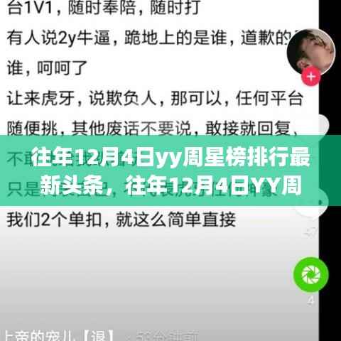 揭秘往年12月4日YY周星榜排行，最新头条火热出炉！