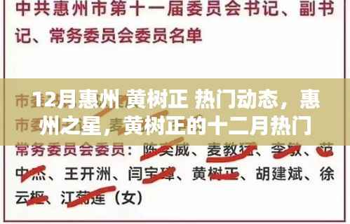 黄树正在惠州的十二月热门动态与影响力回顾,惠州之星动态速递