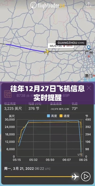 往年12月27日航班实时动态提醒通知