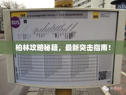 柏林攻略秘籍,最新突击指南!