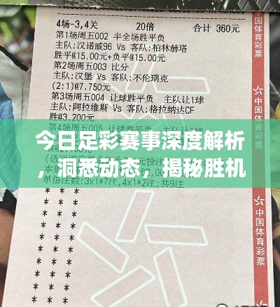 今日足彩赛事深度解析,洞悉动态,揭秘胜机,把握胜利之钥!